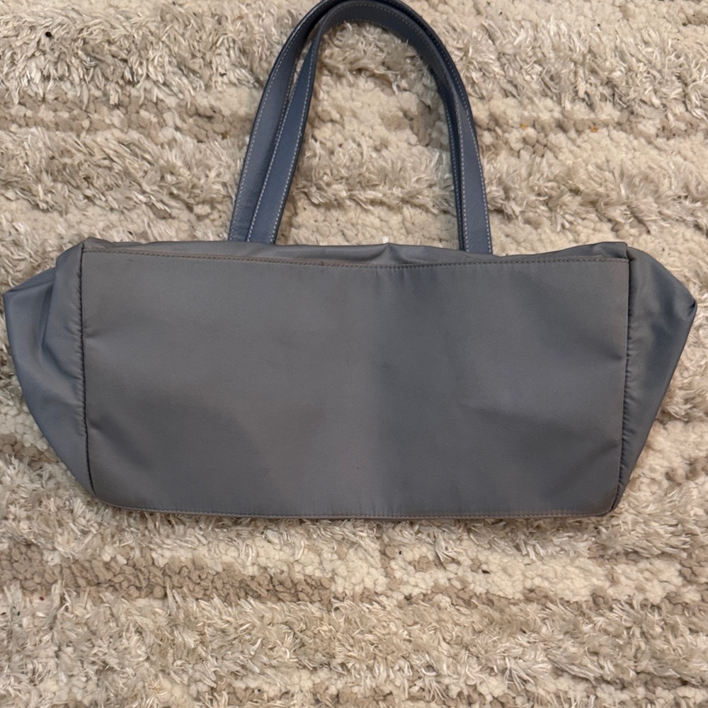 Prada Gray Nylon Tote with Dual Top Handles - Picture 2 of 4